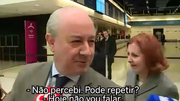 O vídeo em que Rui Rio responde em alemão aos jornalistas portugueses