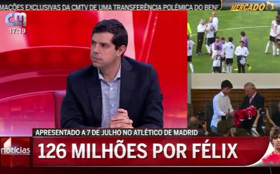 André Veríssimo analisa impacto da venda de Félix nas ações da SAD do Benfica