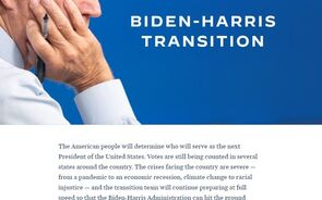 Biden não declarou vitória mas está confiante… e lança site de transição do poder