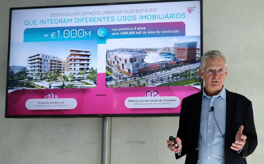 Fernando Guedes de Oliveira, CEO da Sonae Sierra, na apresentação do “novo ciclo” do braço imobiliário do grupo Sonae.